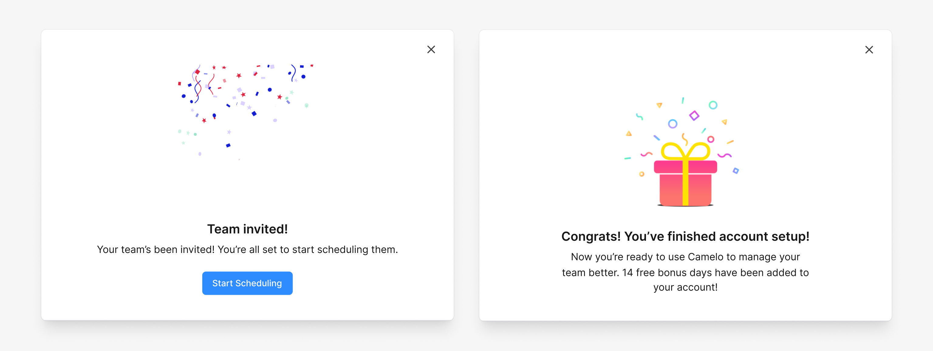 rewards for onboarding completion