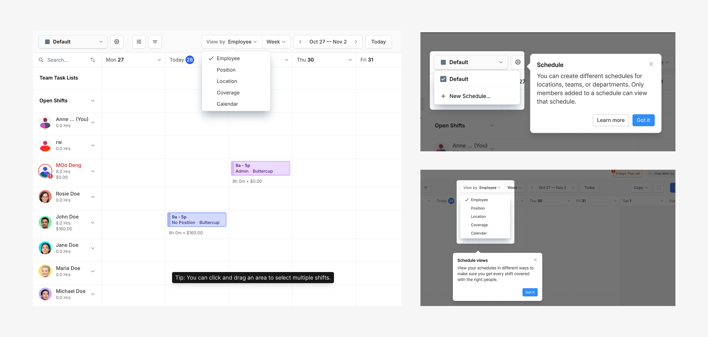 contextual tooltips