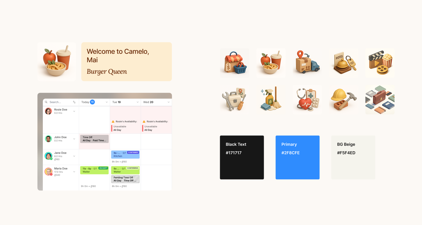 sign up visuals